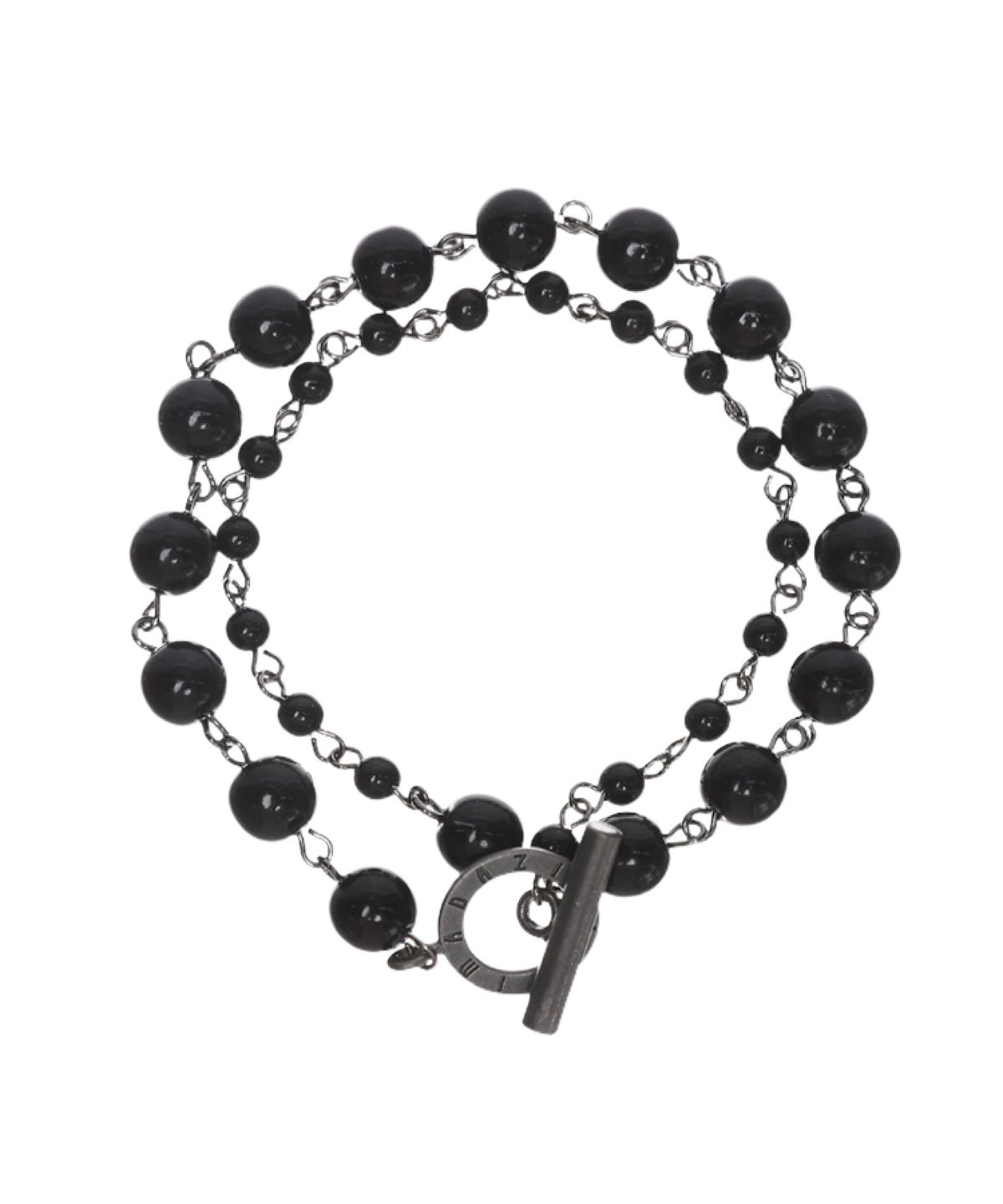 피마다지윈(PIMADAZIWIN) Black Chain Pearl Bracelet