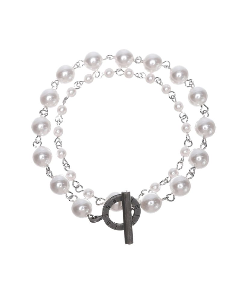 White Chain Pearl Bracelet