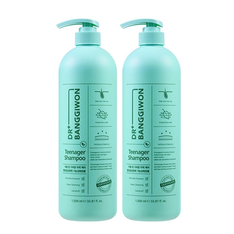 틴에이저 청소년샴푸 1000ml 2개
