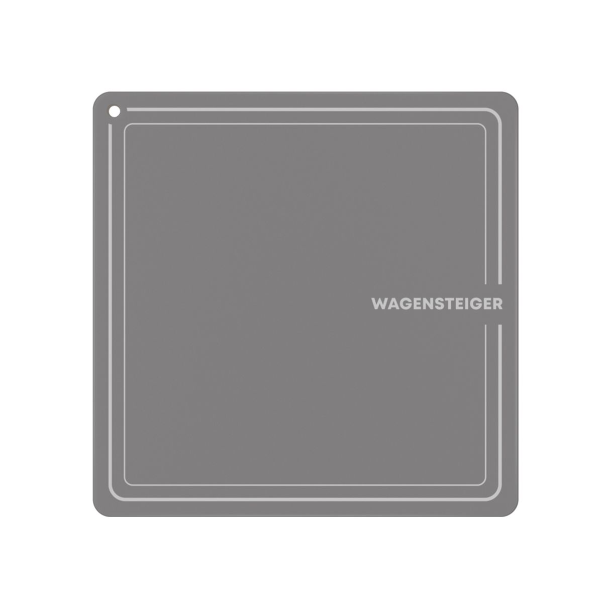 바겐슈타이거(WAGENSTEIGER) 플래티넘 실리콘 인덕션 보호 매트 사각 22cm 라이트 그레이