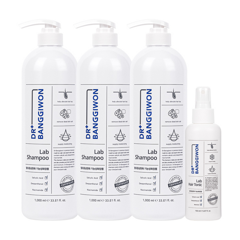 랩 탈모샴푸 1000ml 3개+헤어토닉150ml