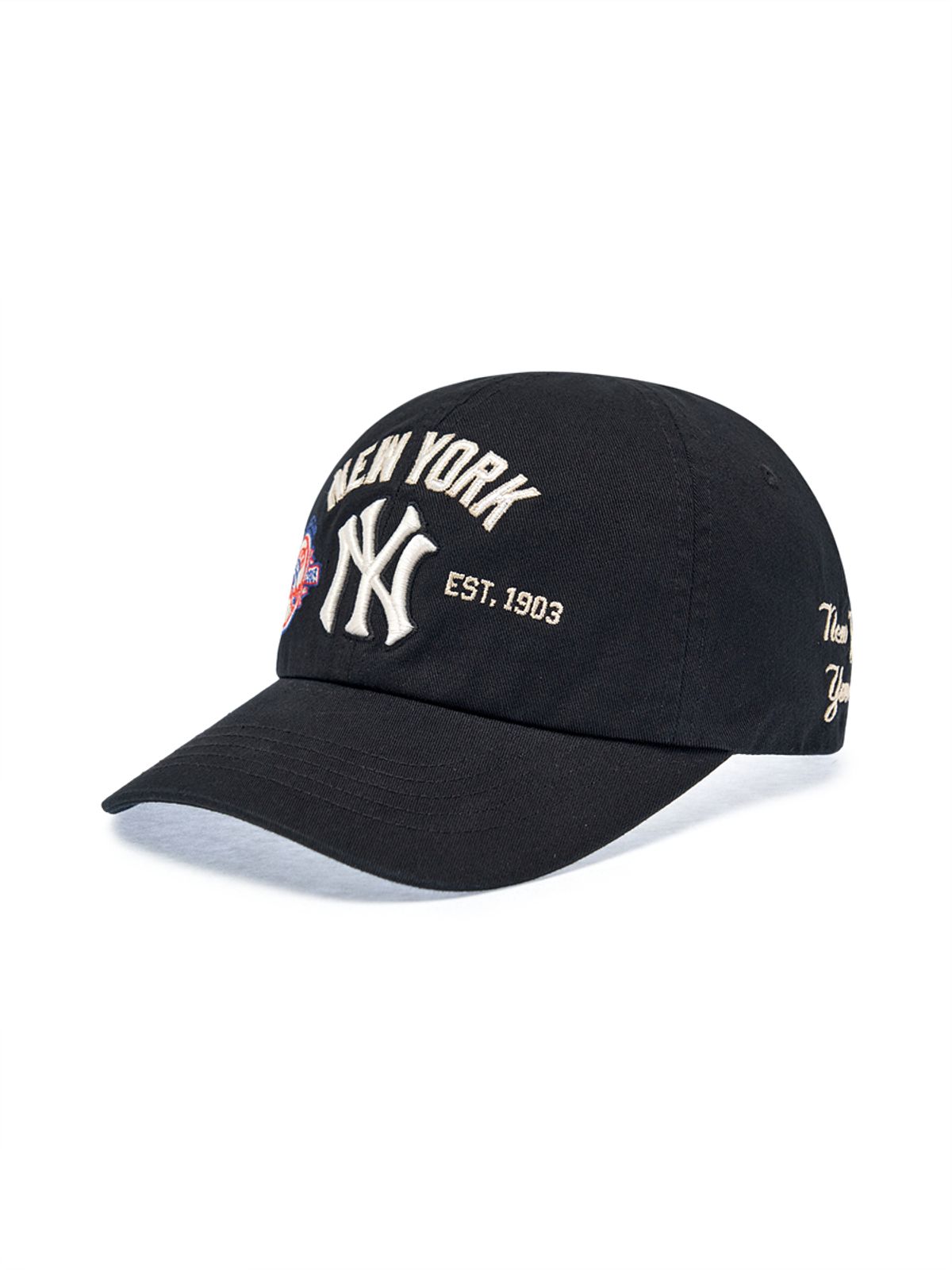 엠엘비(MLB) 패치 언스트럭쳐 볼캡 NY (Black)