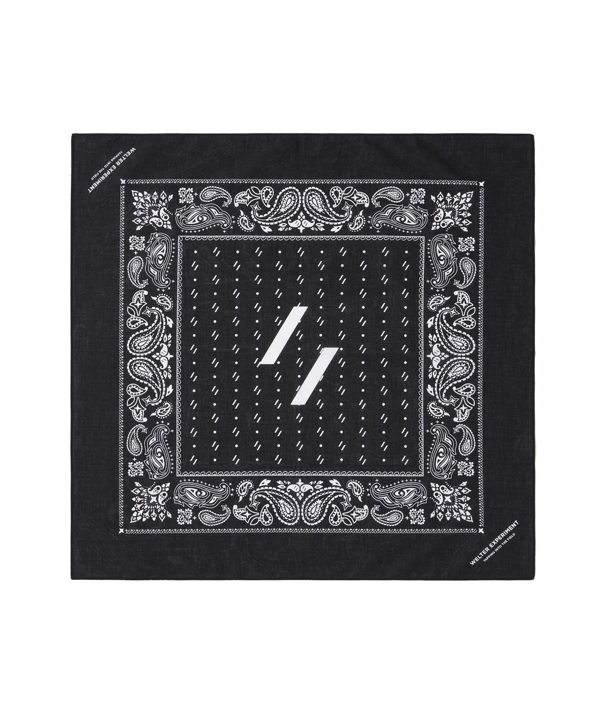 웰터 익스페리먼트(WELTER EXPERIMENT) VINTAGE PAISLEY BANDANA_BLACK