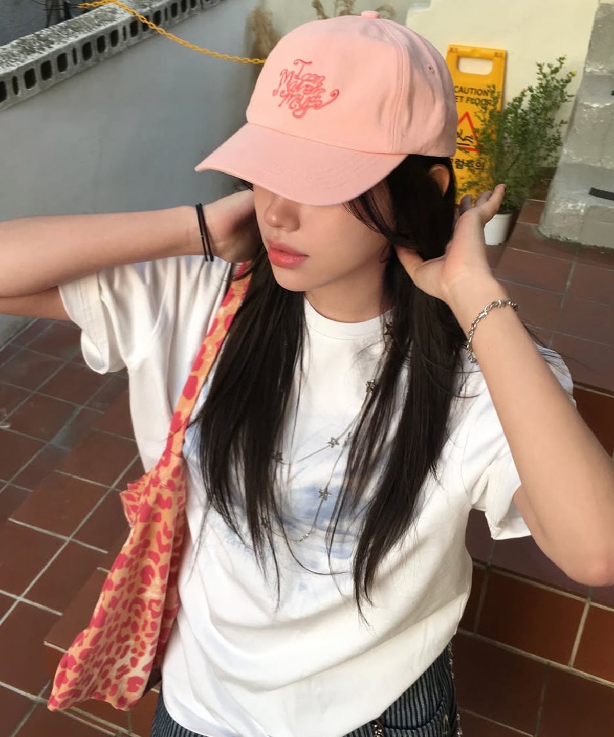 메이븐뮤즈(MAVENMUSE) 리드 아이엠 볼캡 FR_CR (MSYSBC103CRFR)