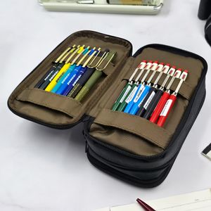 [리히트랩] 필통 파우치 펜케이스 북타입 3단