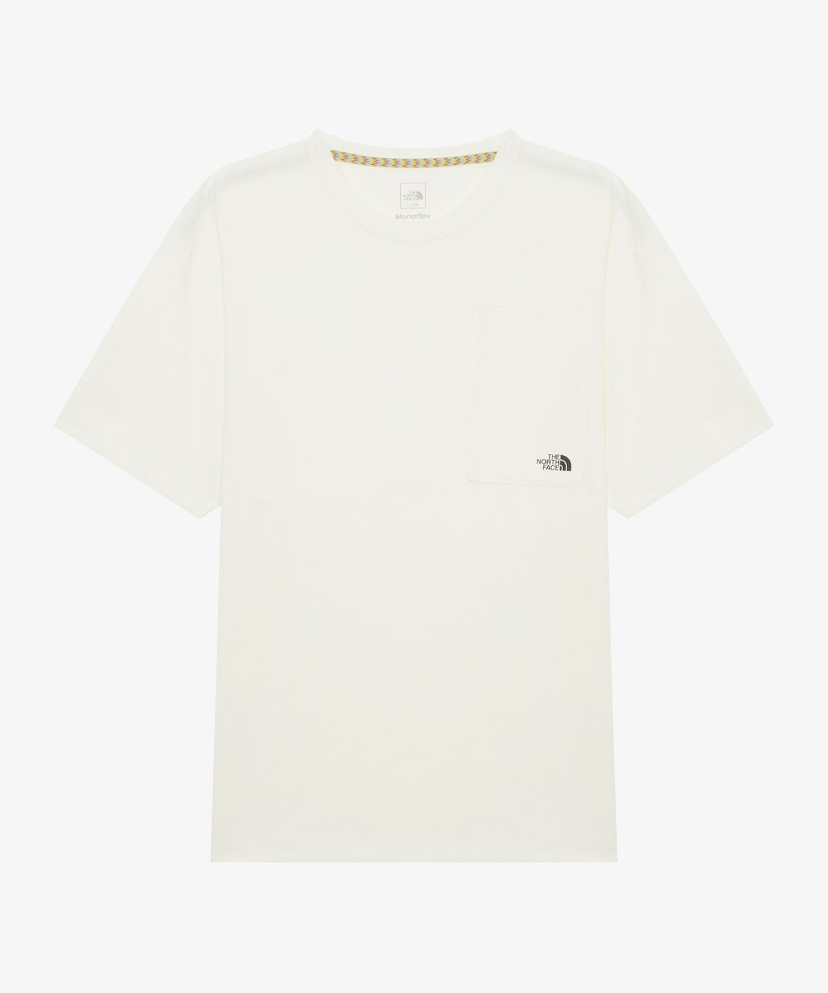 노스페이스(THE NORTH FACE) NT7UR53B 유니 체스트 포켓 라운드티 CREAM