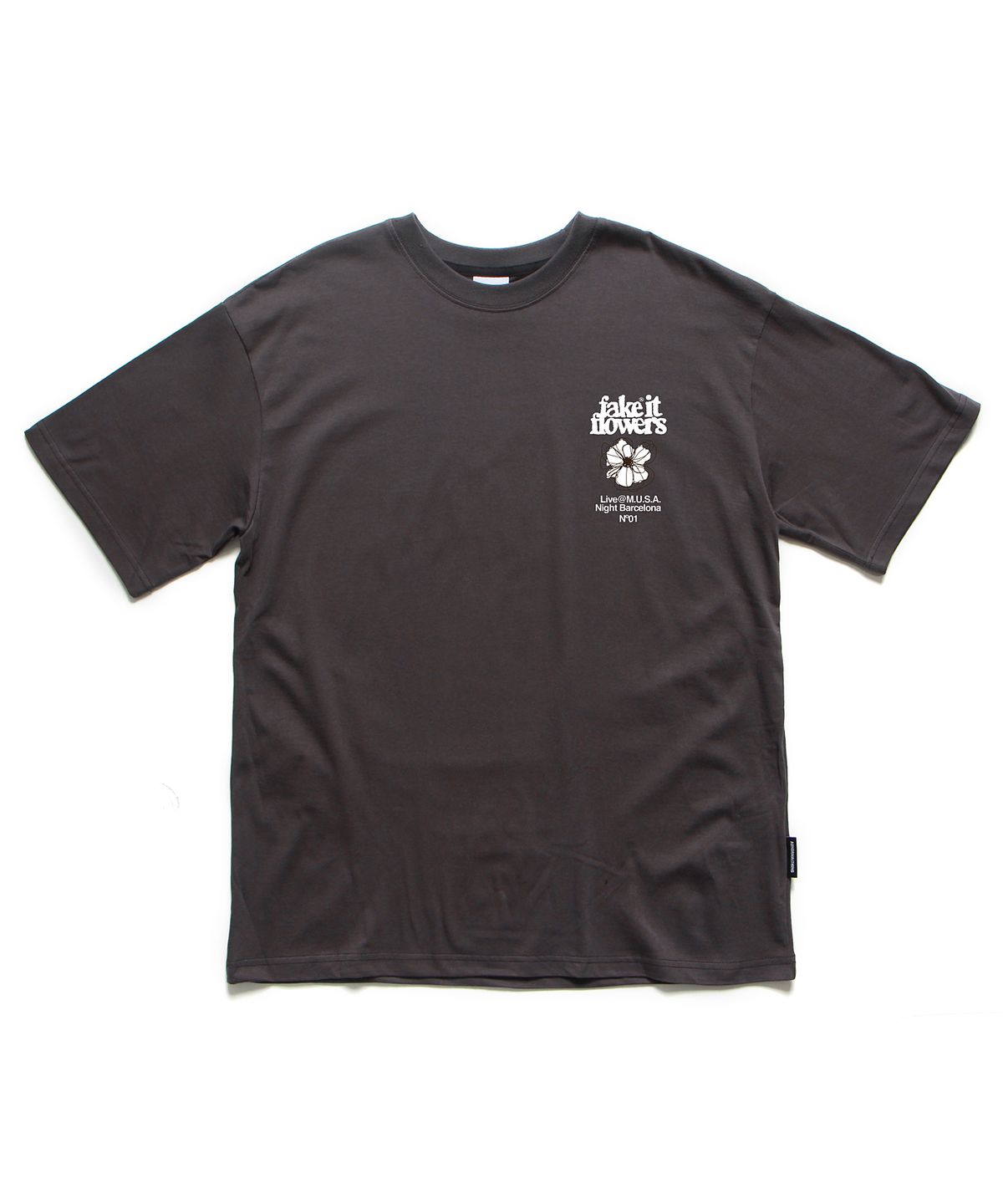 앱놀머씽(ABNORMALTHING) FFS 오버핏 티셔츠 차콜 (FFS T-SHIRT CHARCOAL)