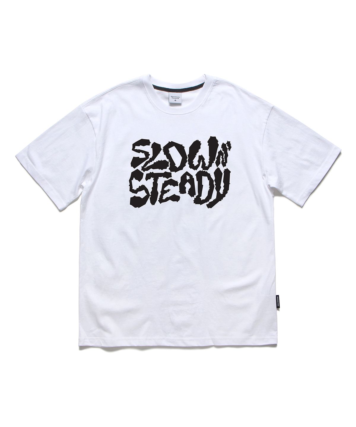 앱놀머씽(ABNORMALTHING) 스테디 오버핏 티셔츠 화이트 (STEADY T-SHIRT WHITE)