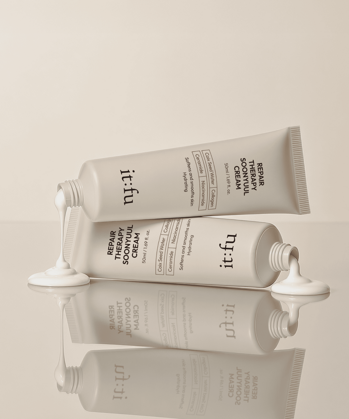 잇퓨(ITFU) [좁쌀케어]리페어 테라피 순율크림 50ml 2개