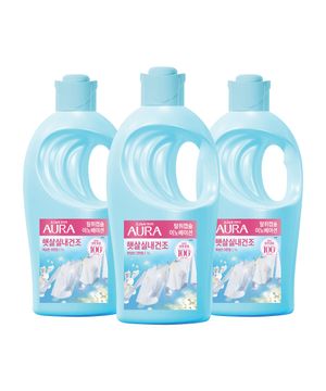 섬유유연제 탈취캡슐 햇살실내건조 1L  뽀송코튼향 x 3개