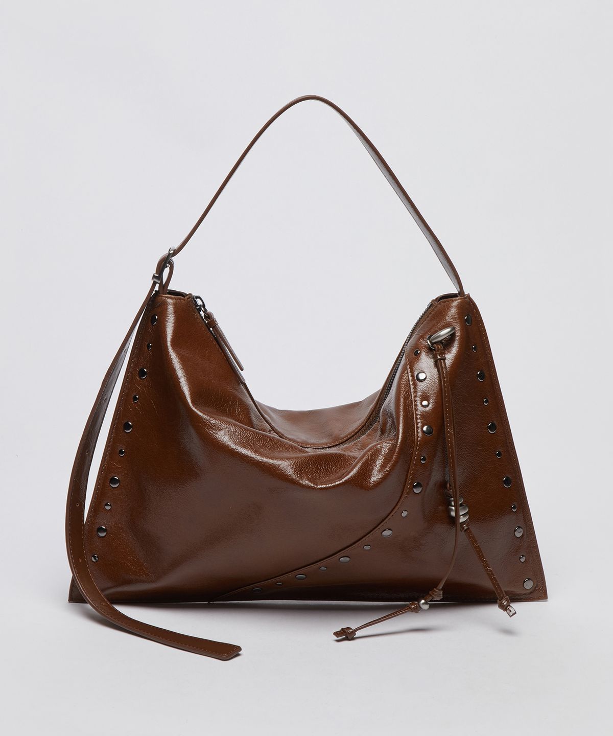 아카이브앱크(ARCHIVEPKE) Freckle fold bag(Glossy crack camel)_OVBAX25205GCM