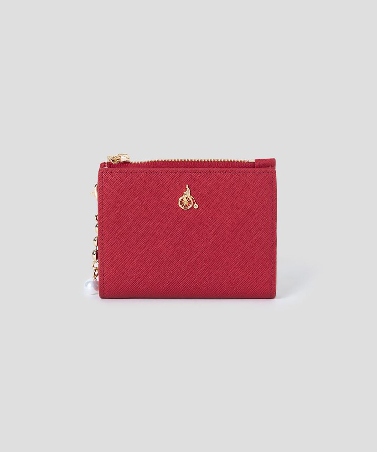 빈폴 액세서리(BEANPOLE ACCESSORY) 루시 지퍼 2단지갑 -  레드