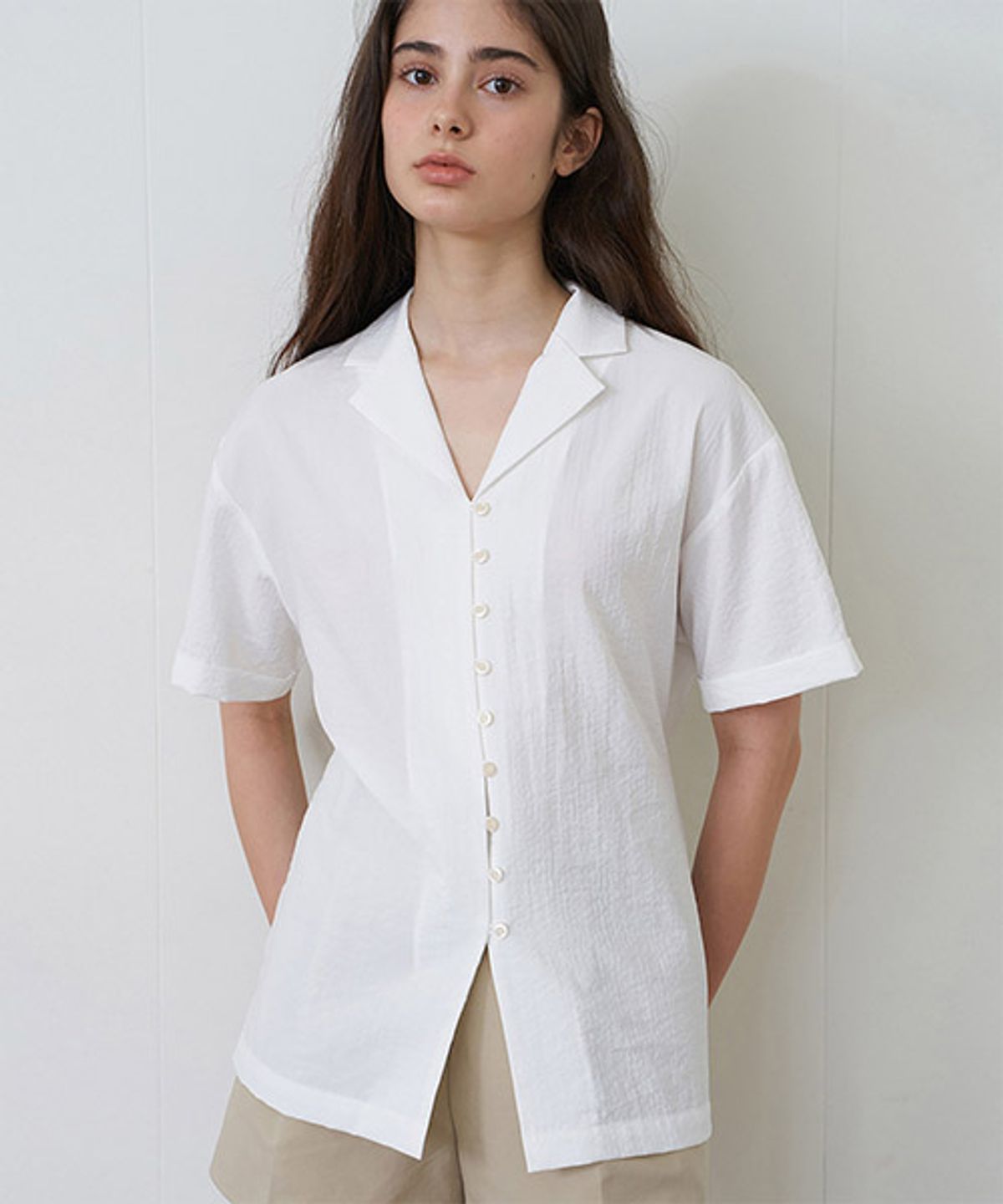디애니(THE ANY) Deanna Short Sleeve Shirt