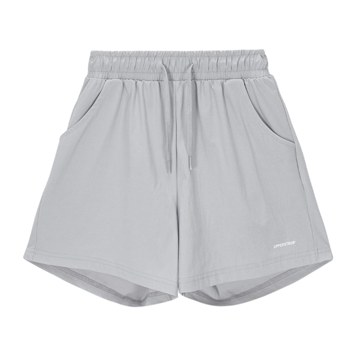 어퍼스트롭 골프(UPPERSTROP GOLF) [UWP25013-02] UPST GOLF 여성 쿨링 포켓 숏 팬츠 라이트그레이