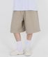 빽포켓 스웨트 버뮤다팬츠 - 베이지