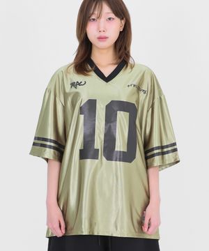 텐 박스 져지 탑 - 올리브