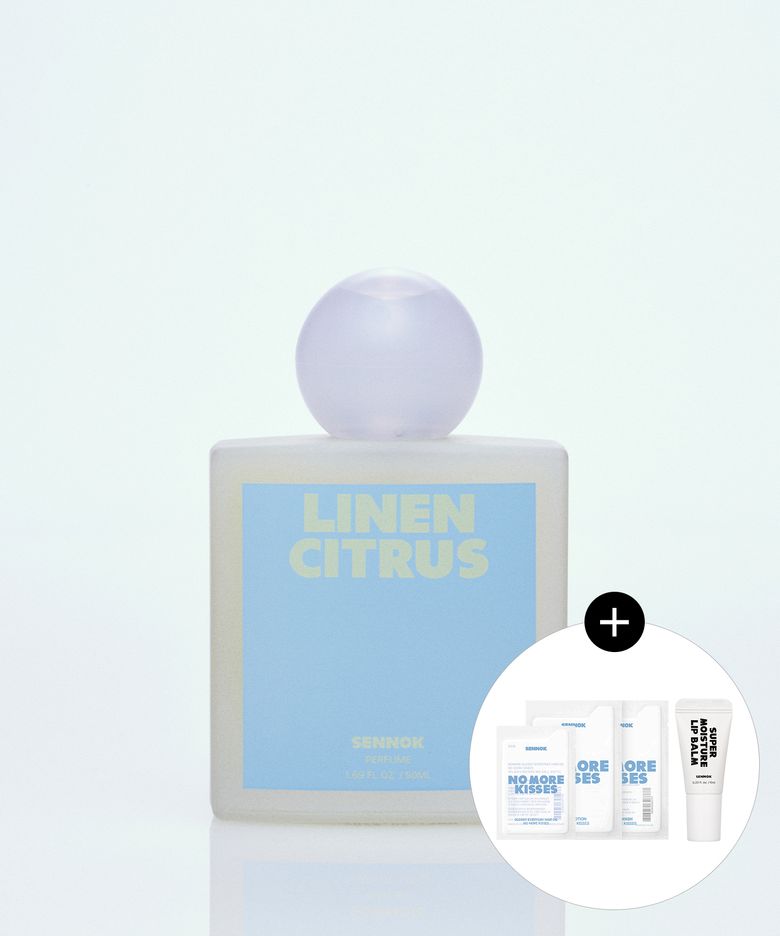 퍼퓸 린넨시트러스 50ml+(증정) 슈퍼모이스처립밤+노모키샤쉐3종