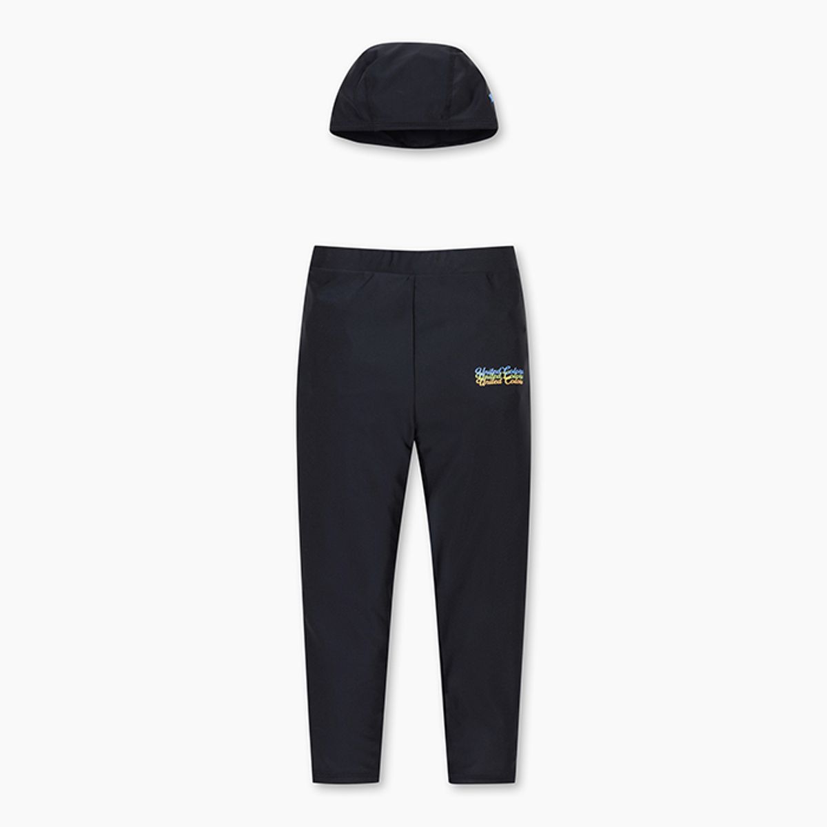 베네통키즈(BENETTONKIDS) 수영복 9부 레깅스_QCET10531BK