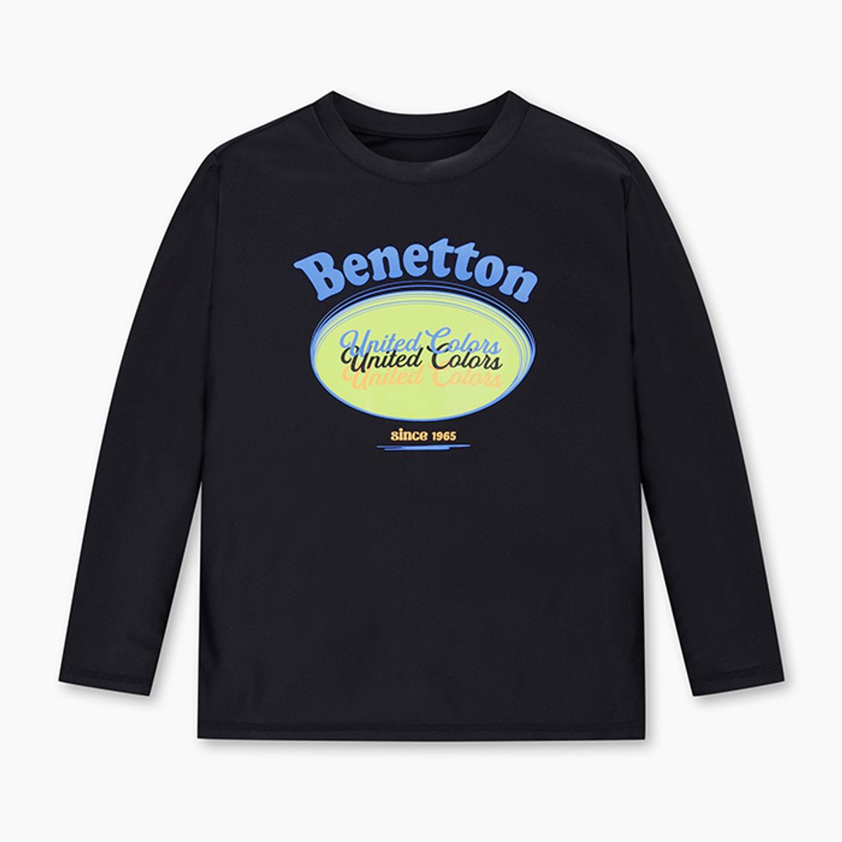 베네통키즈(BENETTONKIDS) 유니 래쉬가드_QCET09531BK