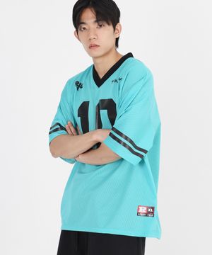 텐 매쉬 져지 탑 - 민트