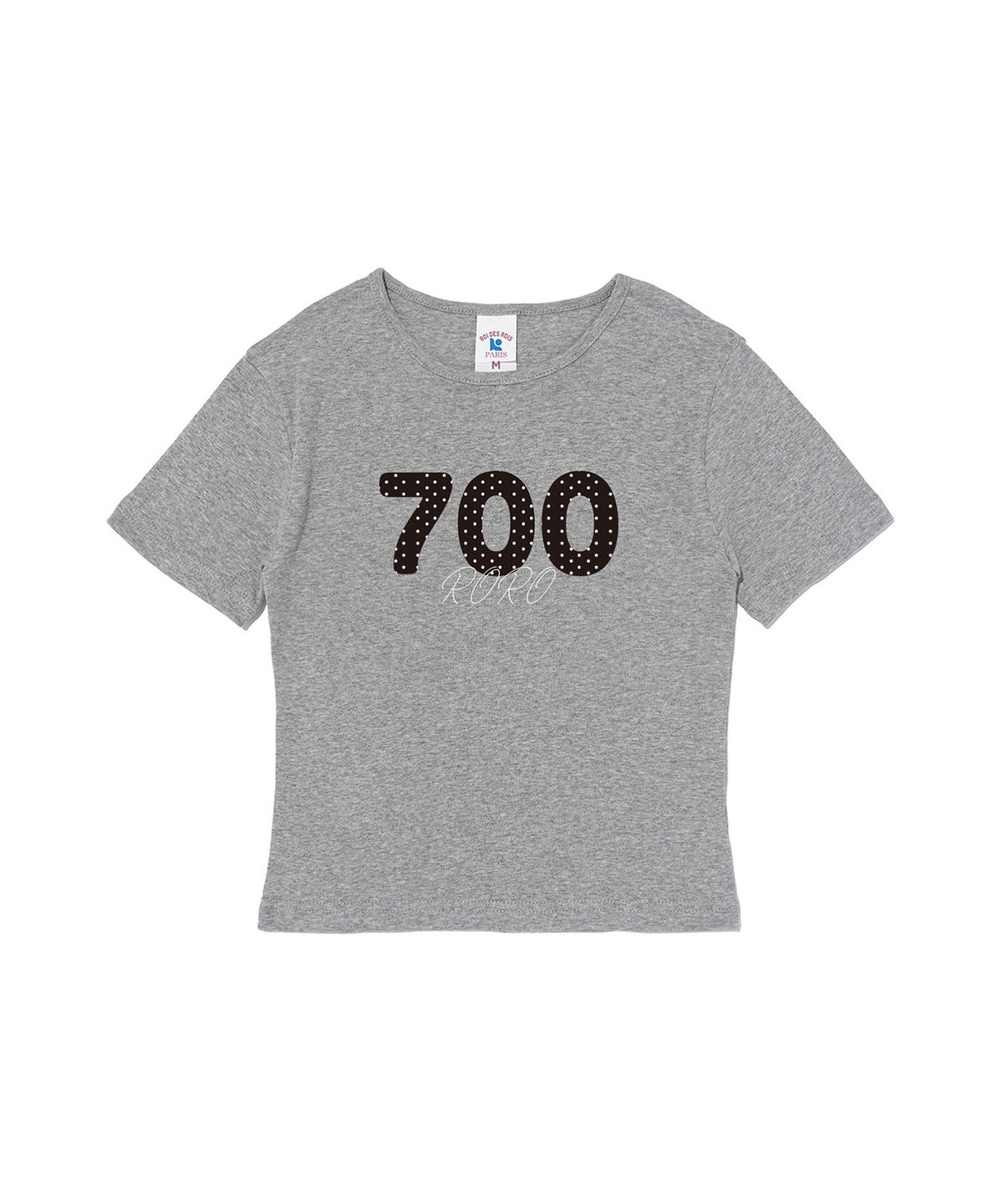로아드로아(ROIDESROIS) 700 귀여워 도트 반팔 티셔츠 (멜란지)