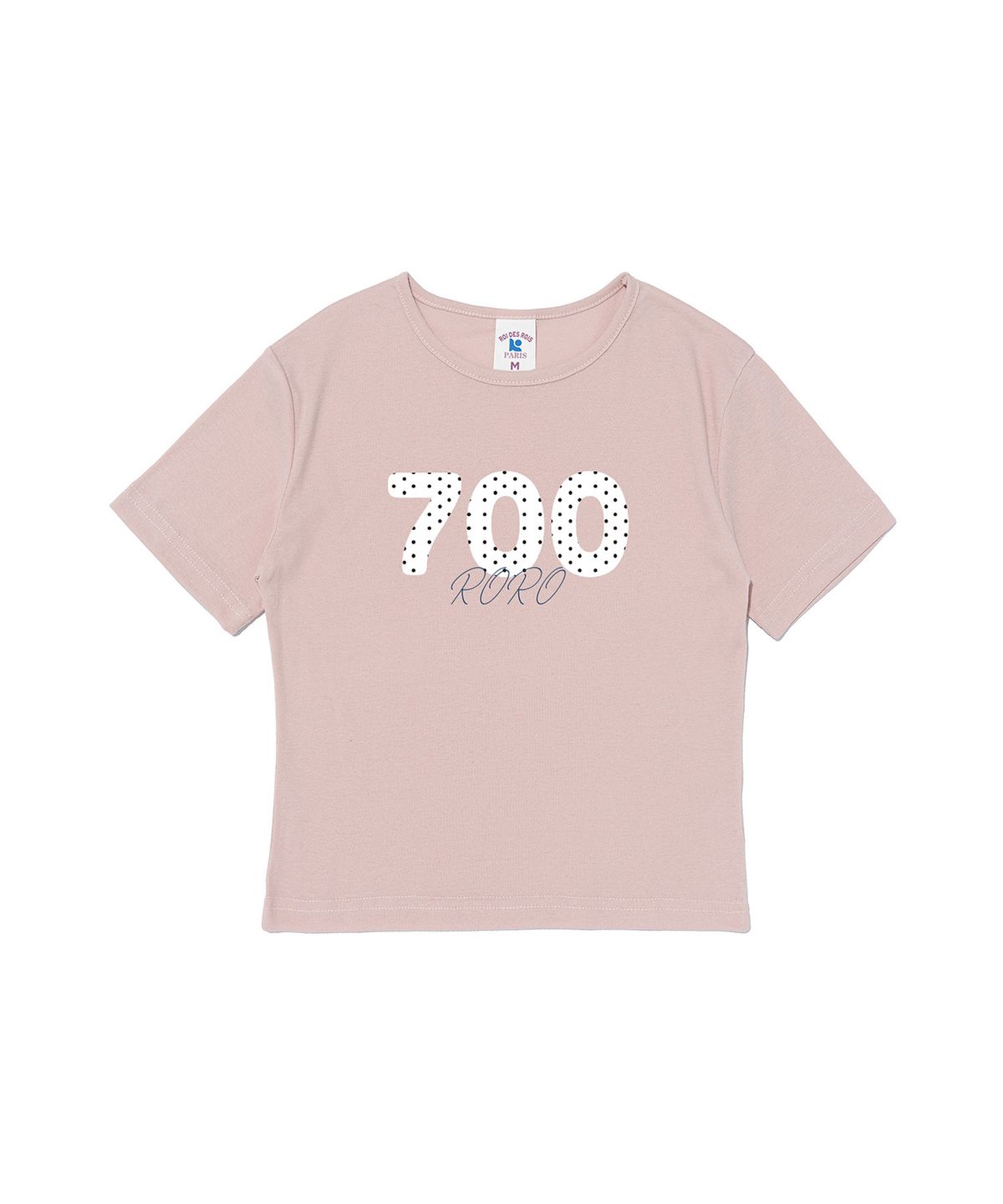 로아드로아(ROIDESROIS) 700 귀여워 도트 반팔 티셔츠 (핑크)