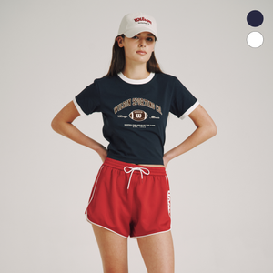 링거 크롭 티셔츠 W (2color)