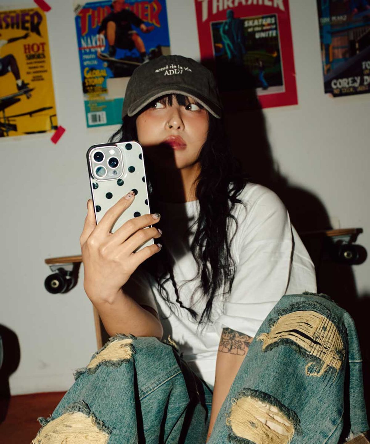 아크메드라비(ACME DE LA VIE) BASIC LOGO SEASON3 BALL CAP (10COLOR)