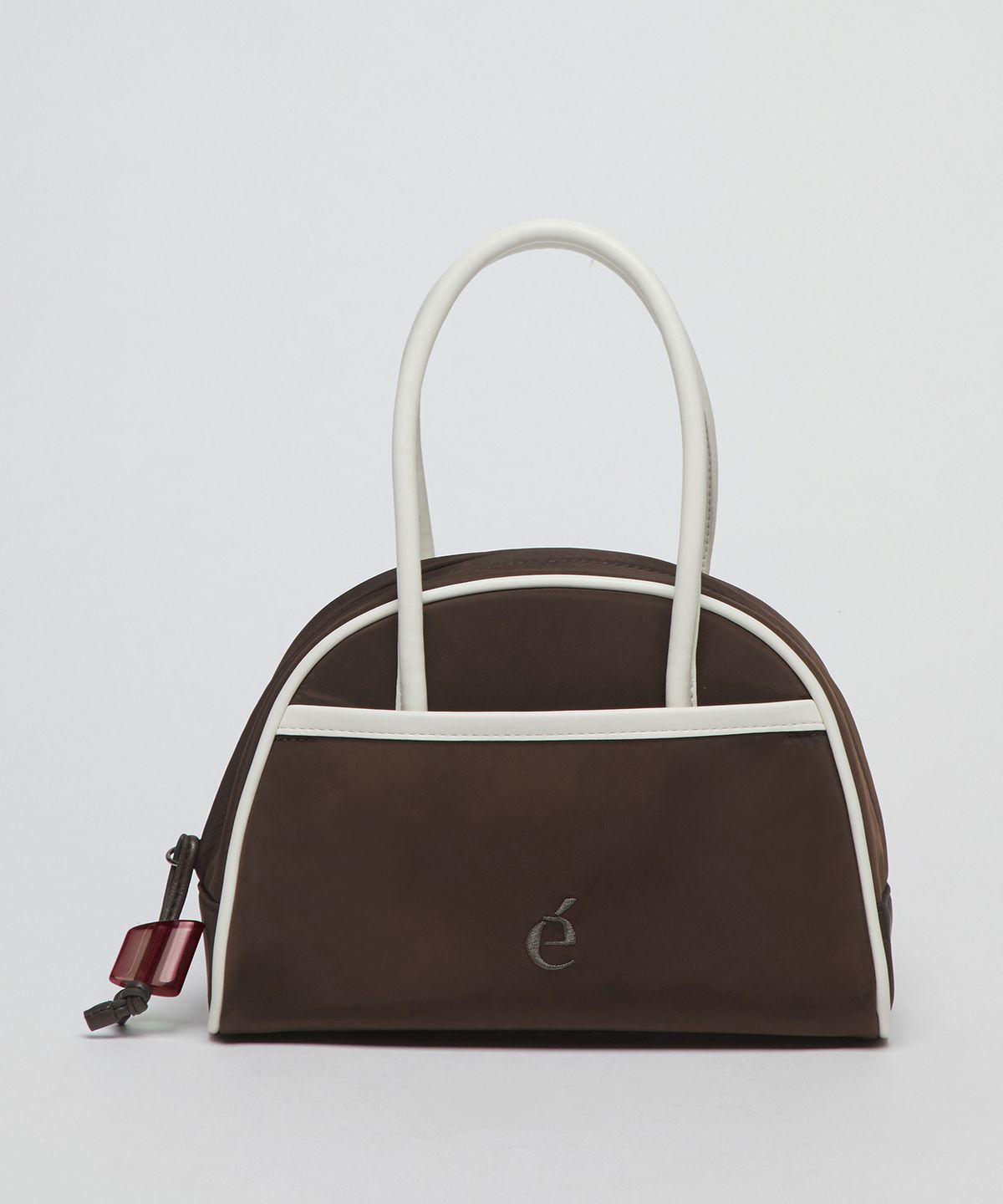 아카이브앱크(ARCHIVEPKE) Mini bowling bag(Nylon brown)_OVBTX25101DKB