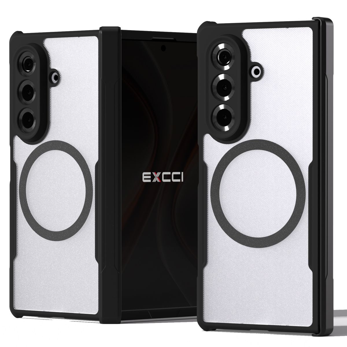 엑씨(EXCCI) 갤럭시 Z폴드 파비스 힌지보호 맥세이프 풀커버 휴대폰 케이스