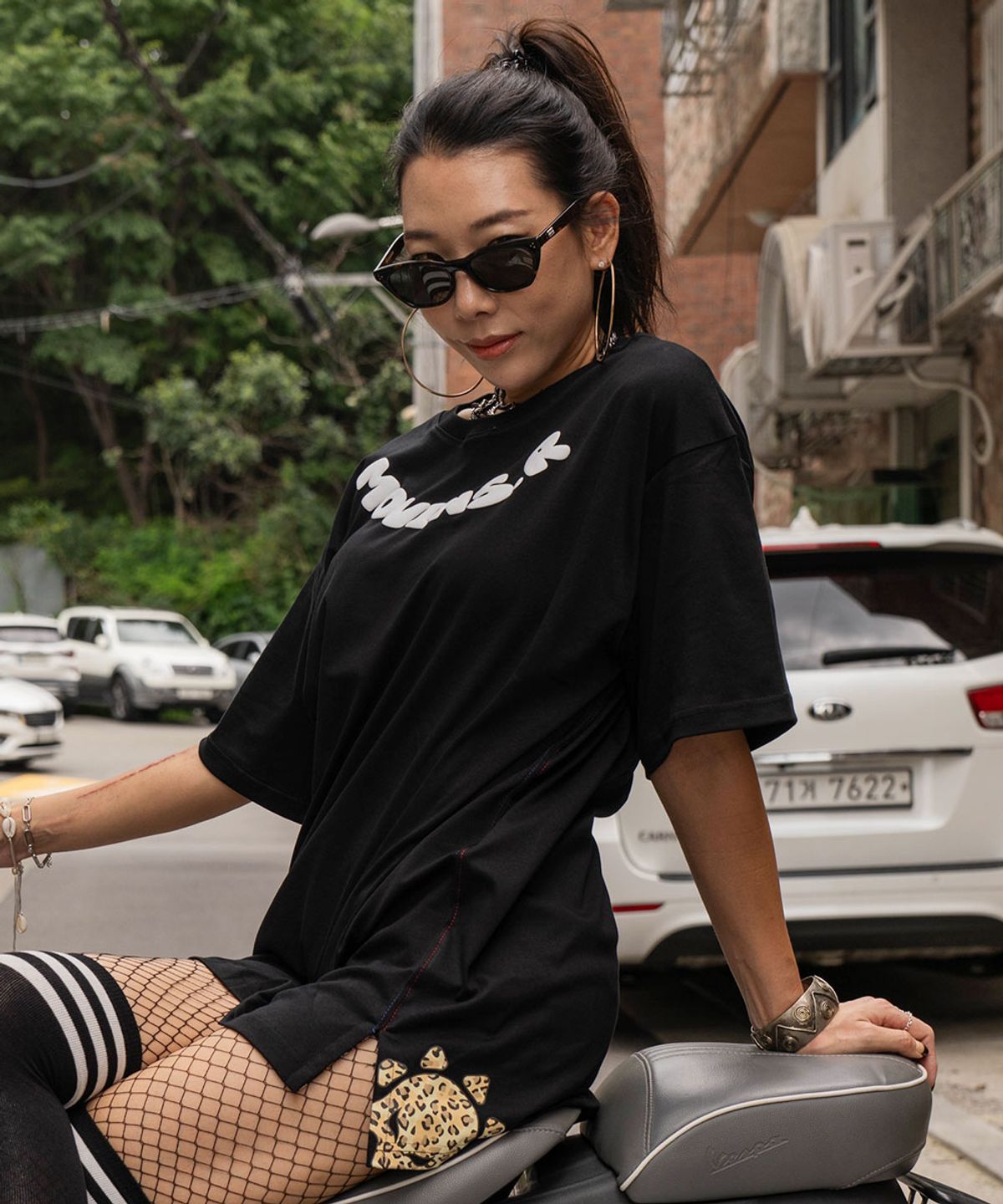 모빈스알(MOVINS.R) KRAKEN LAYERING TOP BLACK
