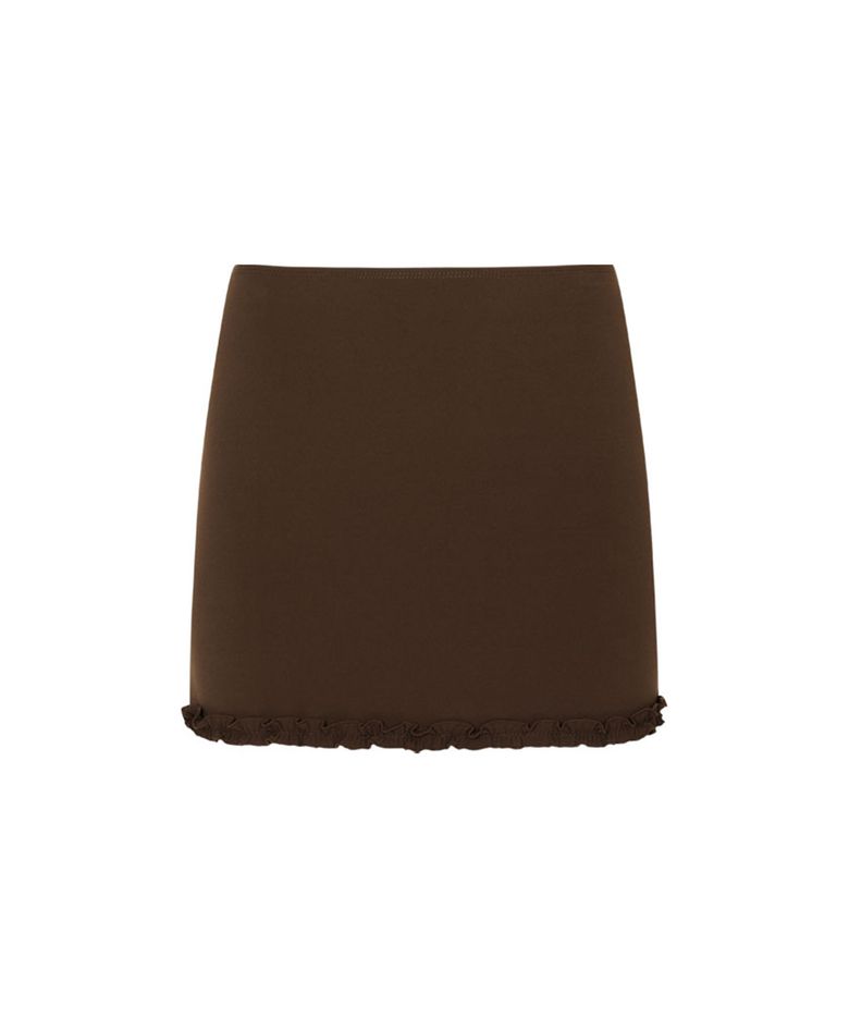 Mocha Tea Skirt (Brown)