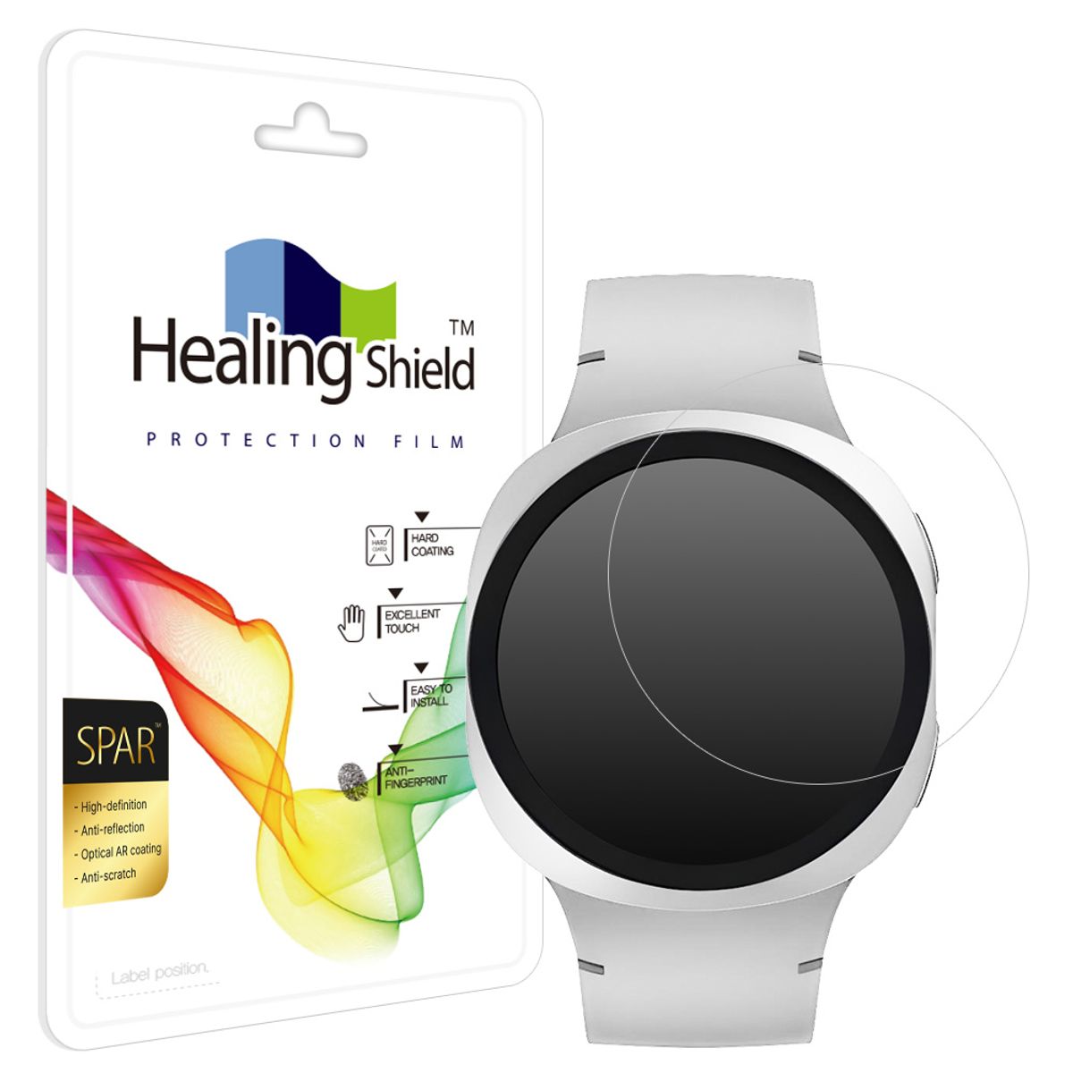 힐링쉴드(HEALINGSHIELD) 갤럭시워치8 44mm 슈페리어 AR 고화질 액정보호필름 2매