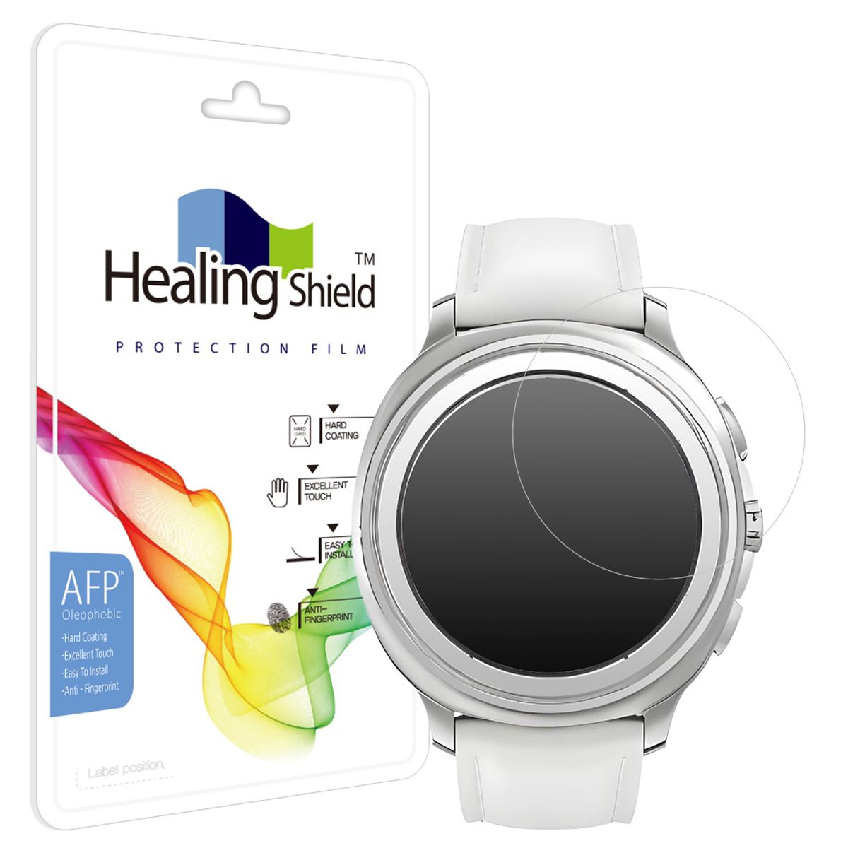 힐링쉴드(HEALINGSHIELD) 갤럭시워치8 클래식 46mm 올레포빅 고광택 액정보호필름 2매