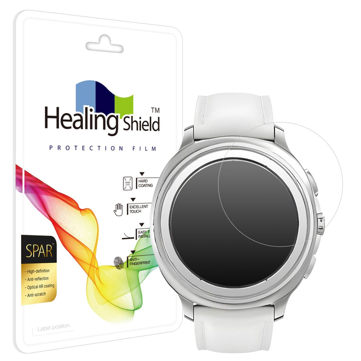 힐링쉴드(HEALINGSHIELD) 갤럭시워치8 클래식 46mm 슈페리어 AR 고화질 액정보호필름 2매