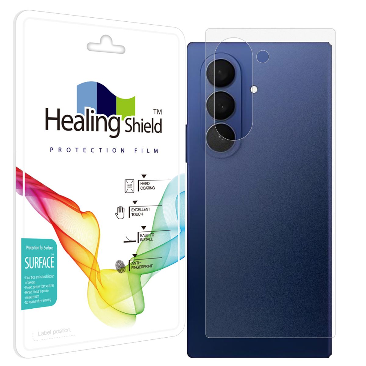 힐링쉴드(HEALINGSHIELD) 갤럭시 Z폴드7 무광 후면보호필름 1매