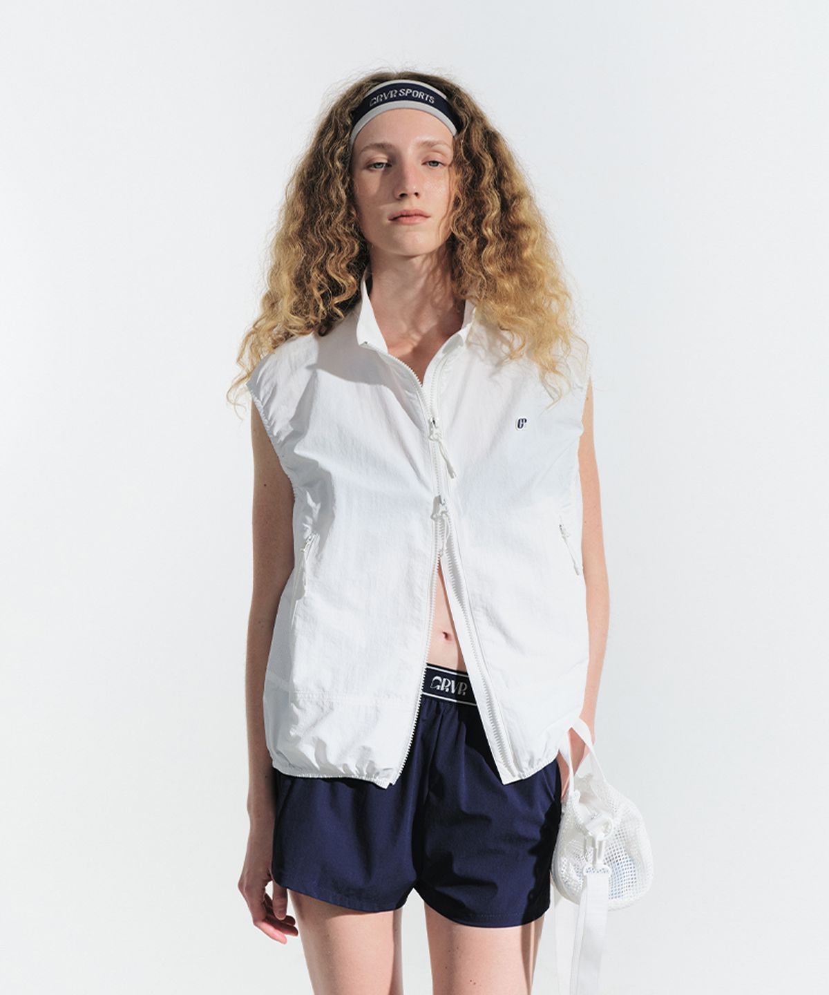 그로브(GROVE) RYAN ANORAK VEST (WHITE)