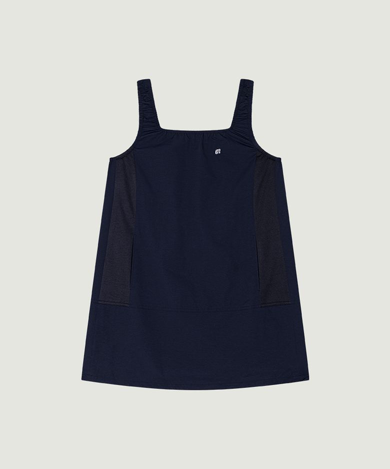 RYAN NYLON ONE-PIECE (NAVY)