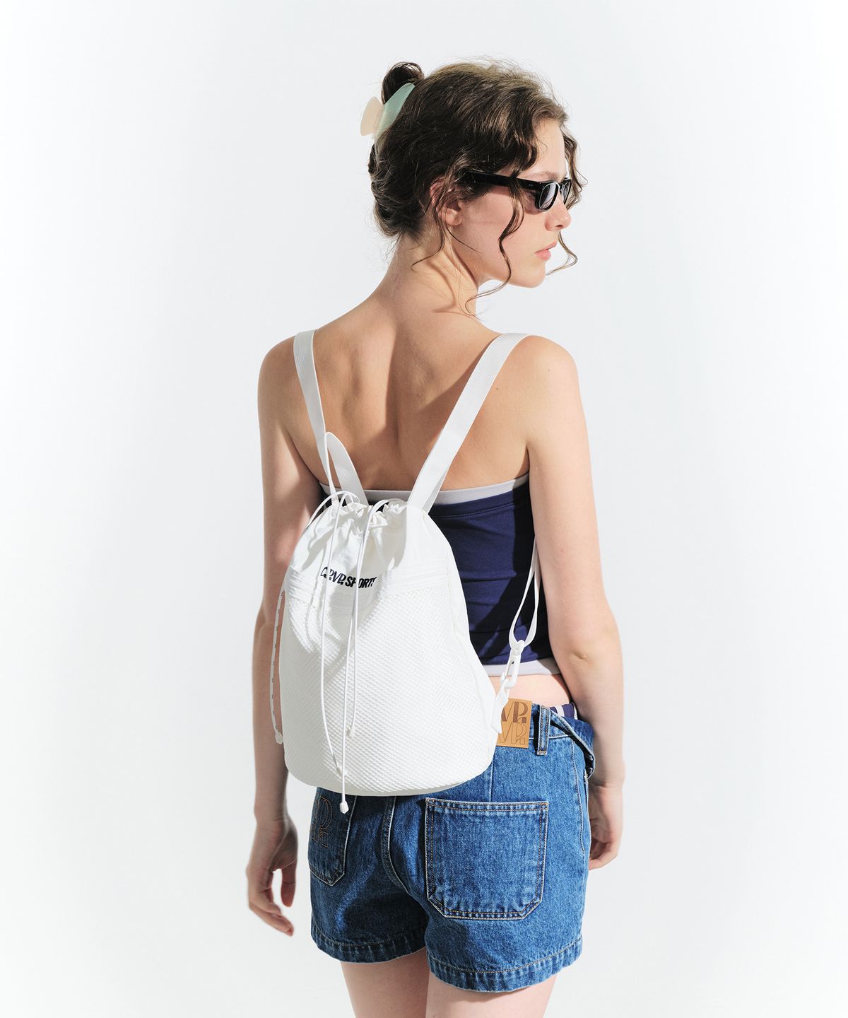 그로브(GROVE) LEVIN MESH BACKPACK (WHITE)