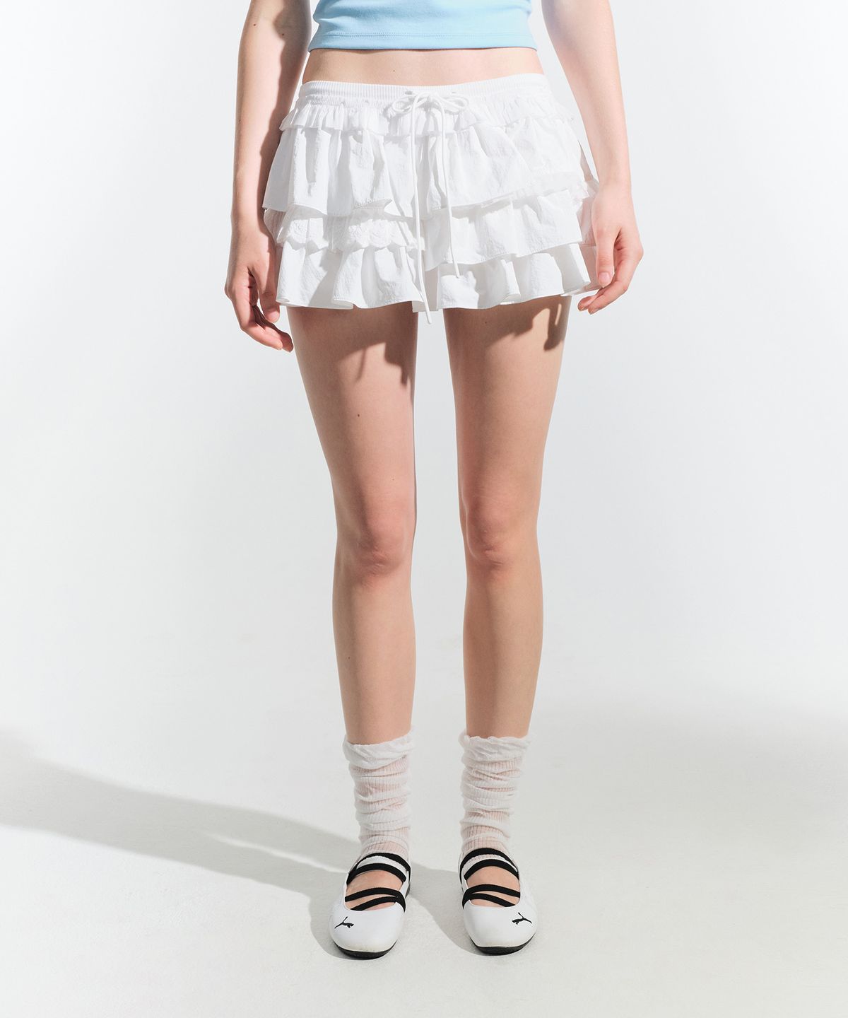 그로브(GROVE) PUA LACE SKIRT (WHITE)