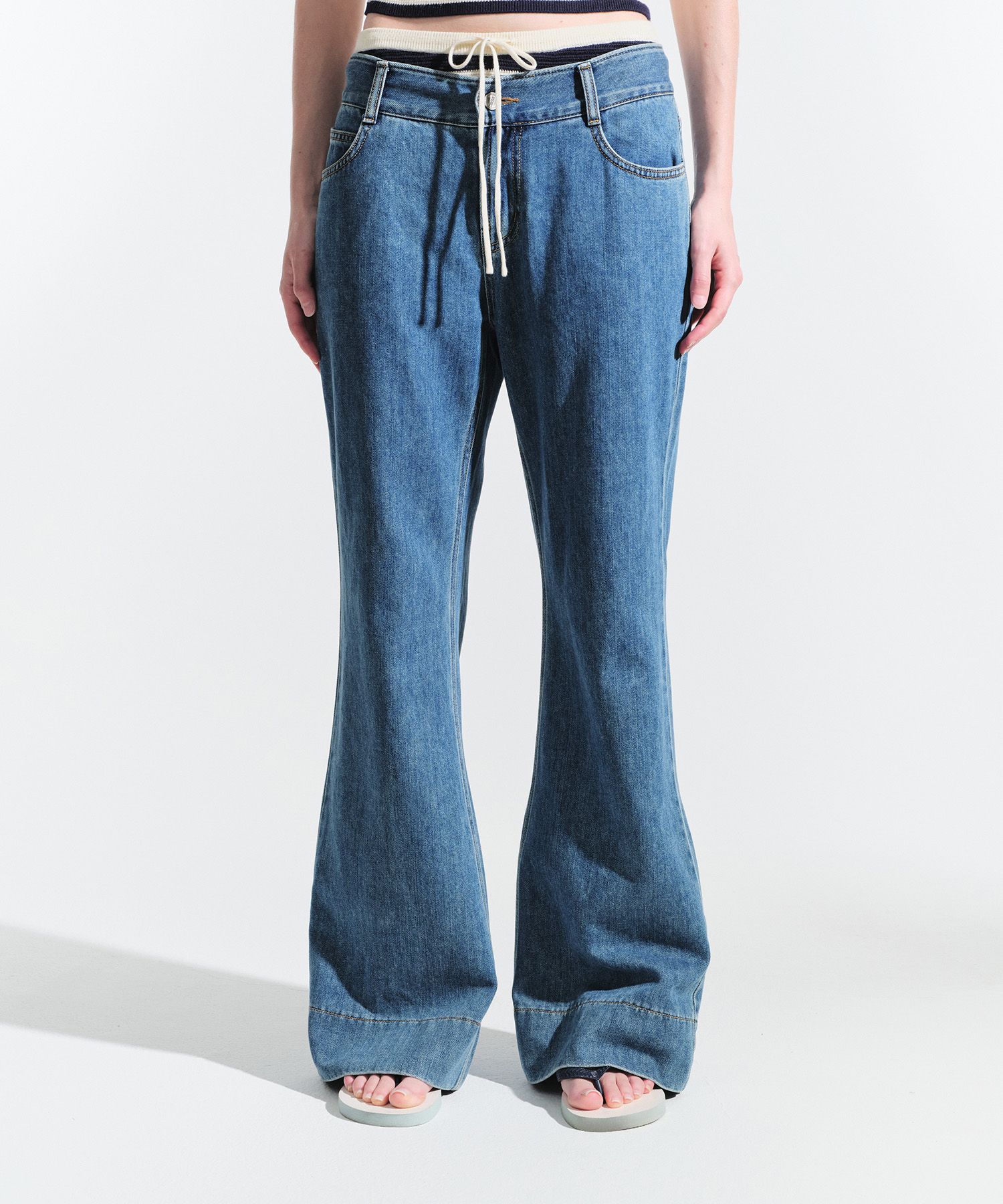 GROVE ♥ NOA DENIM PANTS /追跡付 MUSINSA | GROVE NOA DENIM PANTS (DEEP BLUE)