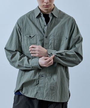 워크 셔츠 - OLIVE