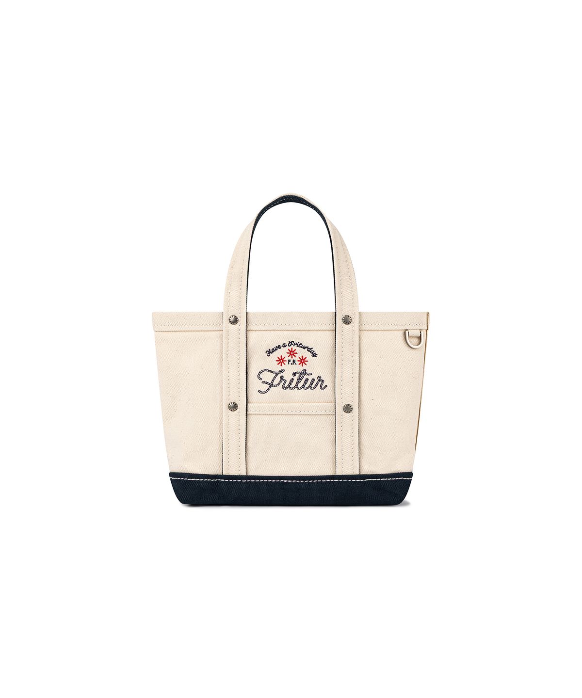 프리터(FRITUR) Color Block Canvas Bag 2Color_F252BG01