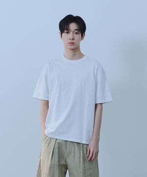 코튼 티셔츠 - WHITE