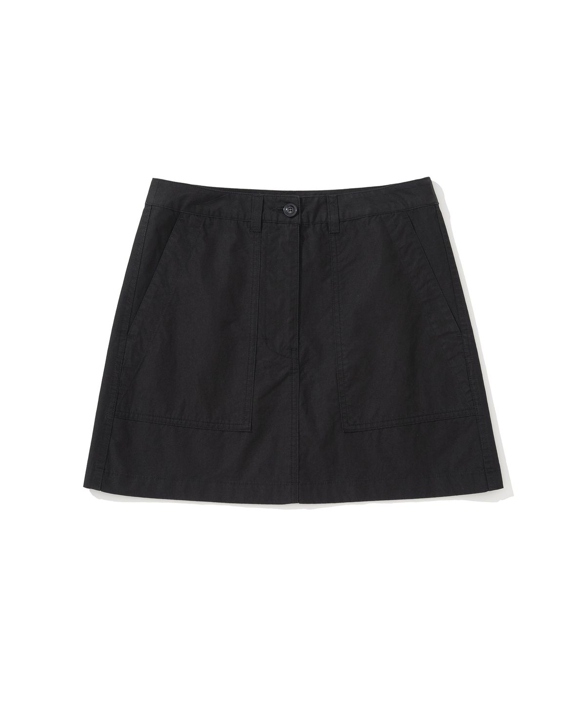 유니폼브릿지(UNIFORM BRIDGE) carpenter mini skirt(womens) black
