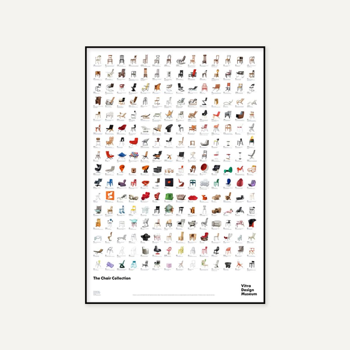 그릿시즌(GREET SEASON) Vitra_The Chair Collection, 2022 (액자 포함)