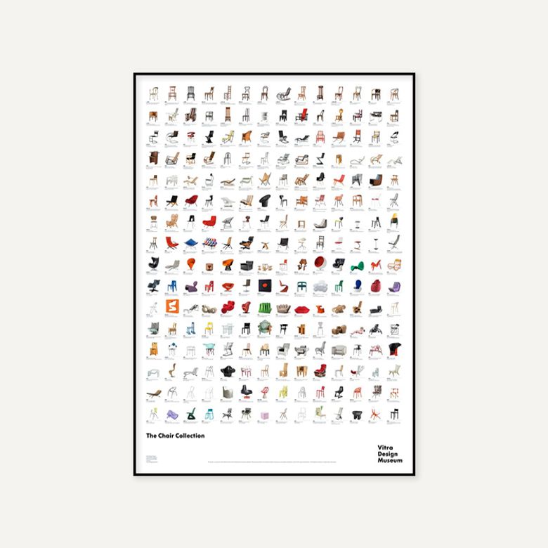 Vitra_The Chair Collection, 2022 (액자 포함)