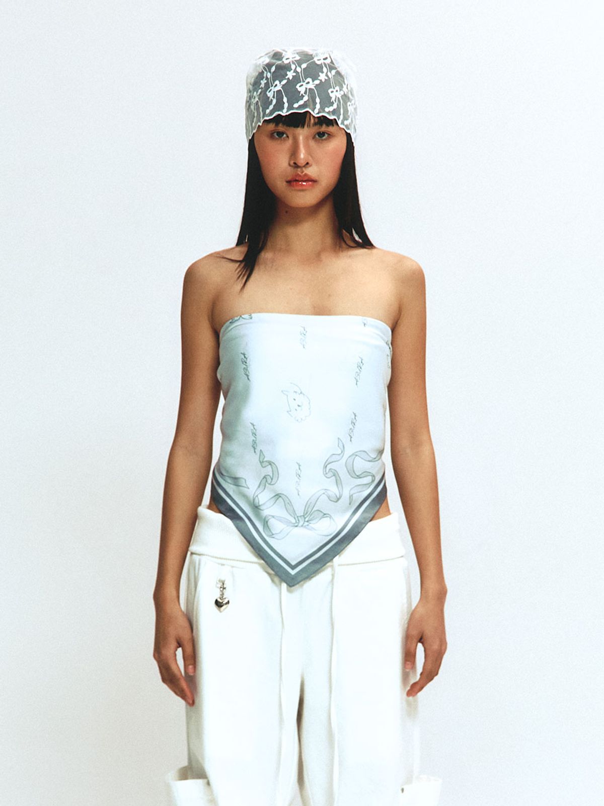 아수라(ASURA) LOVE CAT SCARF (GREY)