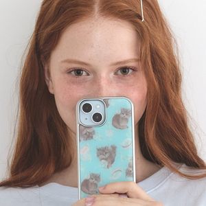 bubble cat (silver epoxy) 휴대폰케이스