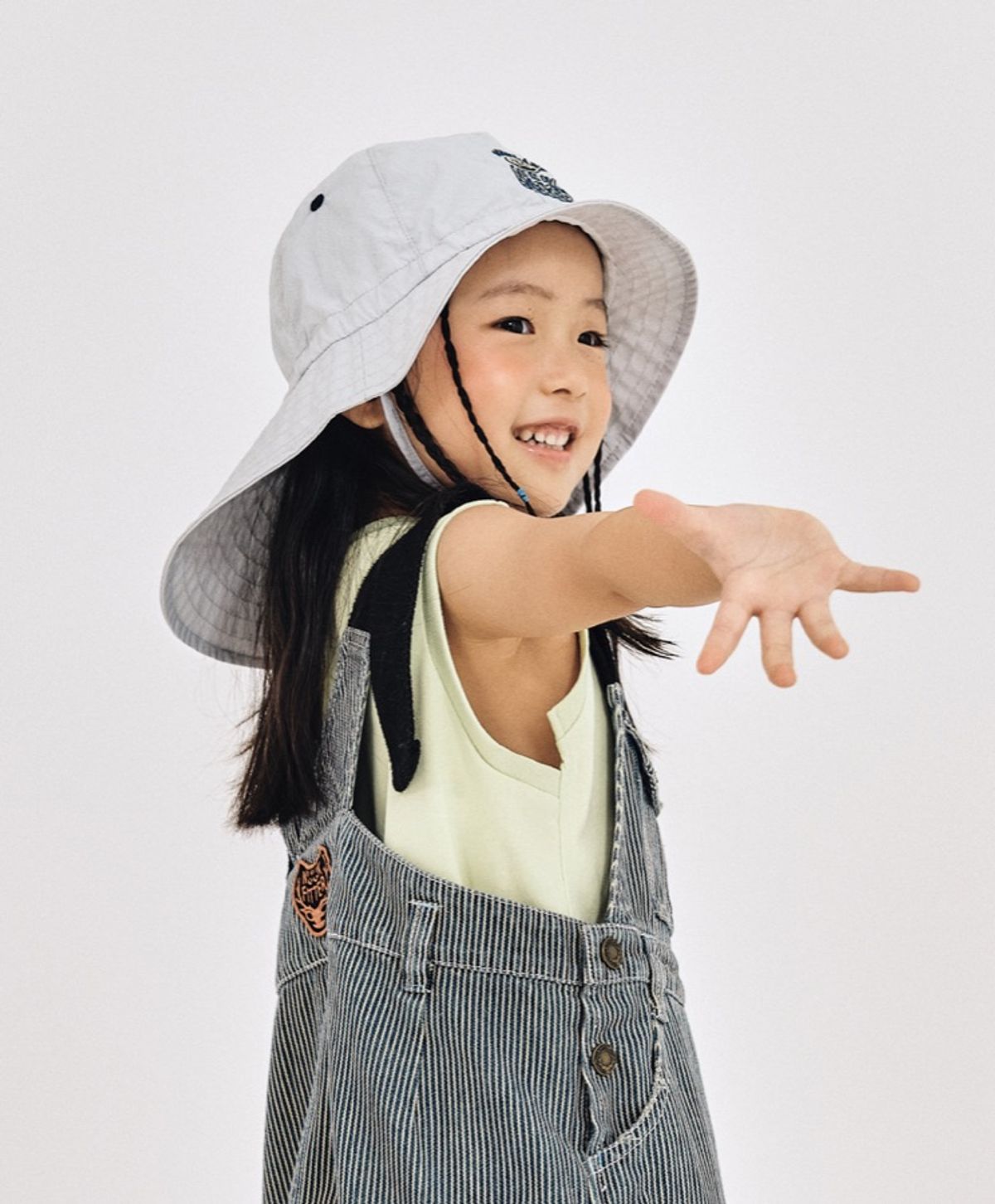 누크피터(NUUKFITTER) ICE-UP FISHERMANS HAT_KIDS [GRAY]